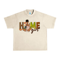 Sandshell Home girl Fall afro girl Urban Heavy Tee - NancyCooperArtShop