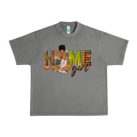Tornado Home girl Fall afro girl Urban Heavy Tee - NancyCooperArtShop