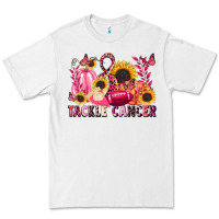 White tackle cancer Premium Tee - LillyAllenDesigns