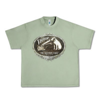 Oil Green his master's voice Urban Heavy Tee - lanVoArt