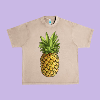 Pineapple Urban Heavy Tee Designed By Jahusdesignshop