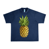 Navy pineapple Urban Heavy Tee - JahusDesignShop