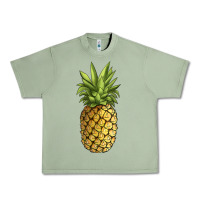 Oil Green pineapple Urban Heavy Tee - JahusDesignShop
