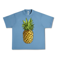 Pebble Blue pineapple Urban Heavy Tee - JahusDesignShop