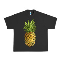 Pigment Black pineapple Urban Heavy Tee - JahusDesignShop