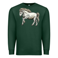 Sports Green percheron horse Premium Sweatshirt - LillyAllenDesigns