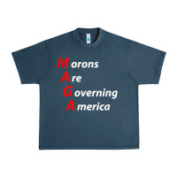Midnight Navy morons are governing america anti trump political t shirt Urban Heavy Tee - lanVoArt