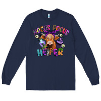 Navy hocus pocus heifer Long Sleeve Tee - CowGirlArtShop