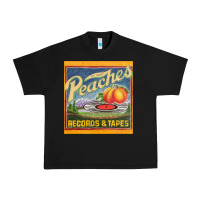 Black peaches records and tapes Urban Heavy Tee - lanVoArt