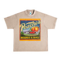 French Oak peaches records and tapes Urban Heavy Tee - lanVoArt