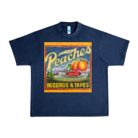 Navy peaches records and tapes Urban Heavy Tee - lanVoArt