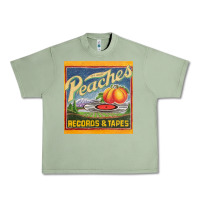 Oil Green peaches records and tapes Urban Heavy Tee - lanVoArt