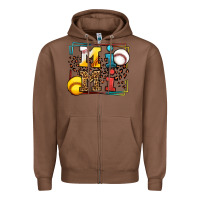 Chestnut Baseball and Softball mimi Zipper Hoodie - LillyAllenDesigns