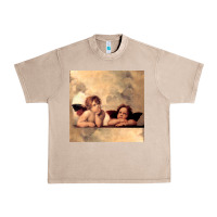 French Oak Hot Trend Angels Raphael Cupid Cherubs Art Valentine Angel Urban Heavy Tee - lanVoArt