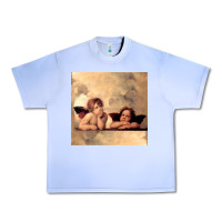 Grape Ice Hot Trend Angels Raphael Cupid Cherubs Art Valentine Angel Urban Heavy Tee - lanVoArt