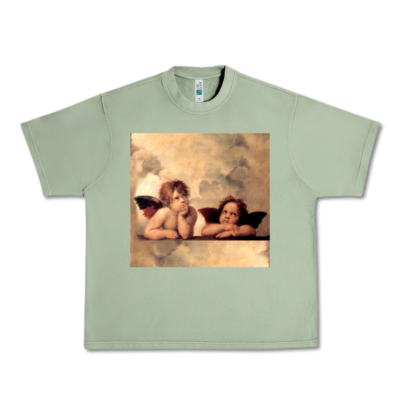 Hot Trend Angels Raphael Cupid Cherubs Art Valentine Angel Urban Heavy Tee by lanVoArt | Teevron