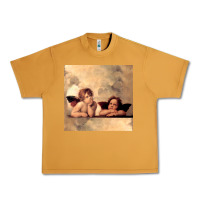 Peanut Butter Hot Trend Angels Raphael Cupid Cherubs Art Valentine Angel Urban Heavy Tee - lanVoArt