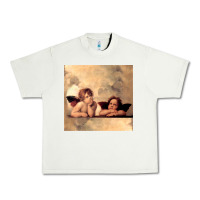 Pistachio Hot Trend Angels Raphael Cupid Cherubs Art Valentine Angel Urban Heavy Tee - lanVoArt