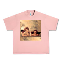 Salmon Hot Trend Angels Raphael Cupid Cherubs Art Valentine Angel Urban Heavy Tee - lanVoArt