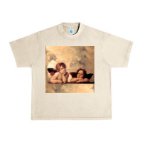 Sandshell Hot Trend Angels Raphael Cupid Cherubs Art Valentine Angel Urban Heavy Tee - lanVoArt