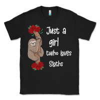 Black just a girl who loves sloths Classic Tee - Bettercallsaul