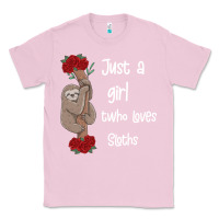 Bubblegum Pink just a girl who loves sloths Classic Tee - Bettercallsaul