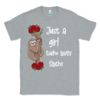 Heather Grey just a girl who loves sloths Classic Tee - Bettercallsaul
