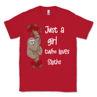 Red just a girl who loves sloths Classic Tee - Bettercallsaul