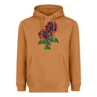Meerkat 2 Chocolate sunflower Heavyweight Hoodie - LillyAllenDesigns