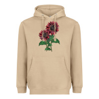 Mushroom 2 Chocolate sunflower Heavyweight Hoodie - LillyAllenDesigns