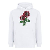 White 2 Chocolate sunflower Heavyweight Hoodie - LillyAllenDesigns
