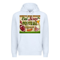 Eat Sleep Football Repeat Tumbler Premium Hoodie | Teevron