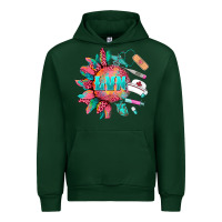 Forest Green western licensed vocational nurse medical instruments Urban Hoodie - BarkalooDesign