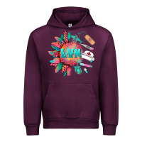 Mauve Wine western licensed vocational nurse medical instruments Urban Hoodie - BarkalooDesign