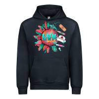 Navy western licensed vocational nurse medical instruments Urban Hoodie - BarkalooDesign