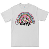 Dove Grey western nurse rainbow Premium Tee - RanaPortraitStore