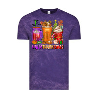 Cloud Purple hallothanksmas coffee cups Vintage Tee - texasbilliewilder