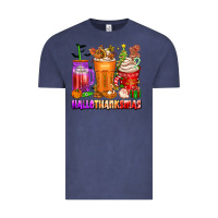 Vintage Denim hallothanksmas coffee cups Vintage Tee - texasbilliewilder