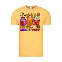 Vintage Mustard hallothanksmas coffee cups Vintage Tee - texasbilliewilder