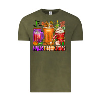 Vintage Olive hallothanksmas coffee cups Vintage Tee - texasbilliewilder