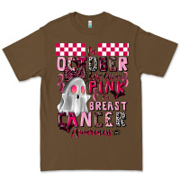 Cacao pink ghost breast cancer awareness Premium Tee - LillyAllenDesigns