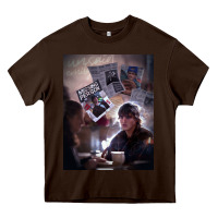Chocolate Brown unsaid emily julie and the phantoms poster gift (1) Heavy Core Tee - lanVoArt