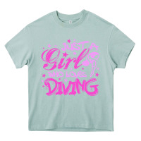 Arona funny springboard diving quote diver gift for love girl Heavy Core Tee - lanVoArt
