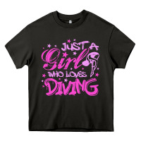 Asphalt funny springboard diving quote diver gift for love girl Heavy Core Tee - lanVoArt