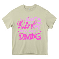 Mossy funny springboard diving quote diver gift for love girl Heavy Core Tee - lanVoArt