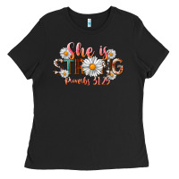 Black Western She Is Strong Ladies Tee - LillyAllenDesigns