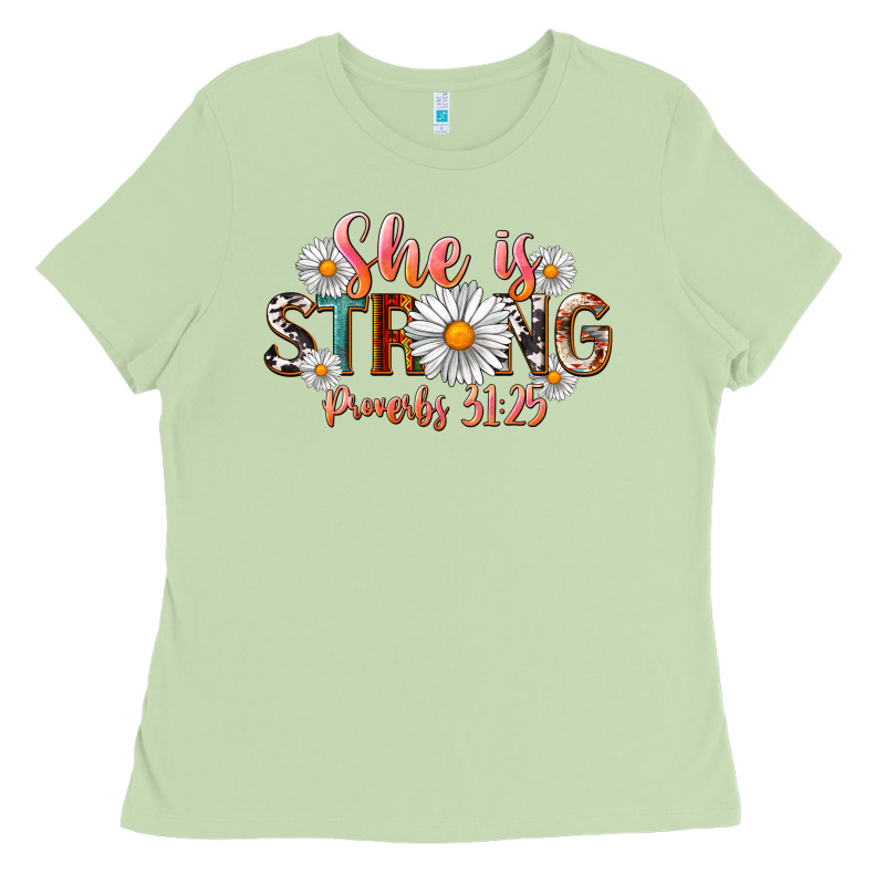 Western She Is Strong Ladies Tee by LillyAllenDesigns | Teevron
