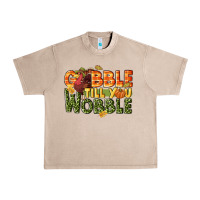 French Oak Gobble till you wobble turkey thanksgiving Urban Heavy Tee - NancyCooperArtShop