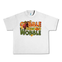 Lunar Rock Gobble till you wobble turkey thanksgiving Urban Heavy Tee - NancyCooperArtShop