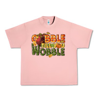 Salmon Gobble till you wobble turkey thanksgiving Urban Heavy Tee - NancyCooperArtShop